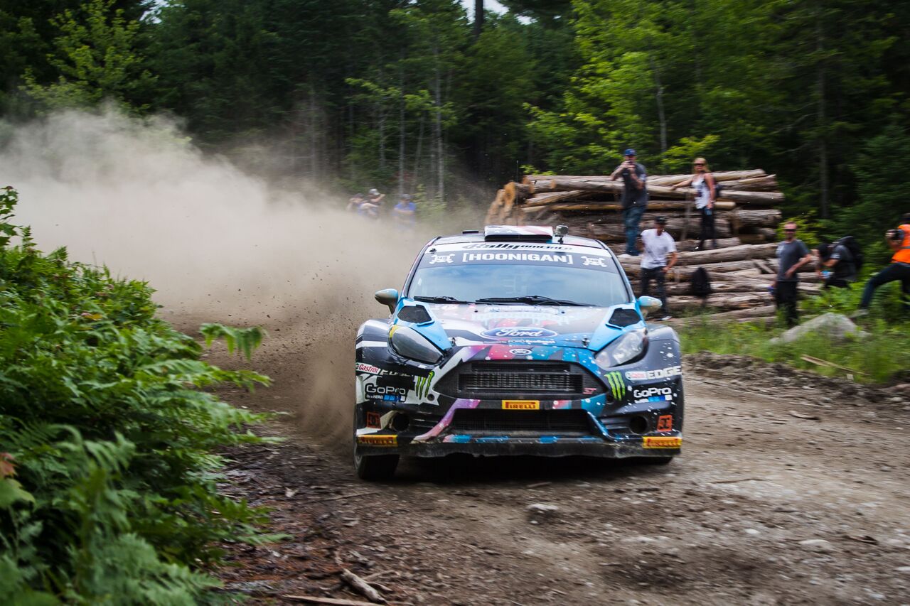 Forrest Rally Track David Higgins dominates the field at the 2015 New England Forest Rally ...